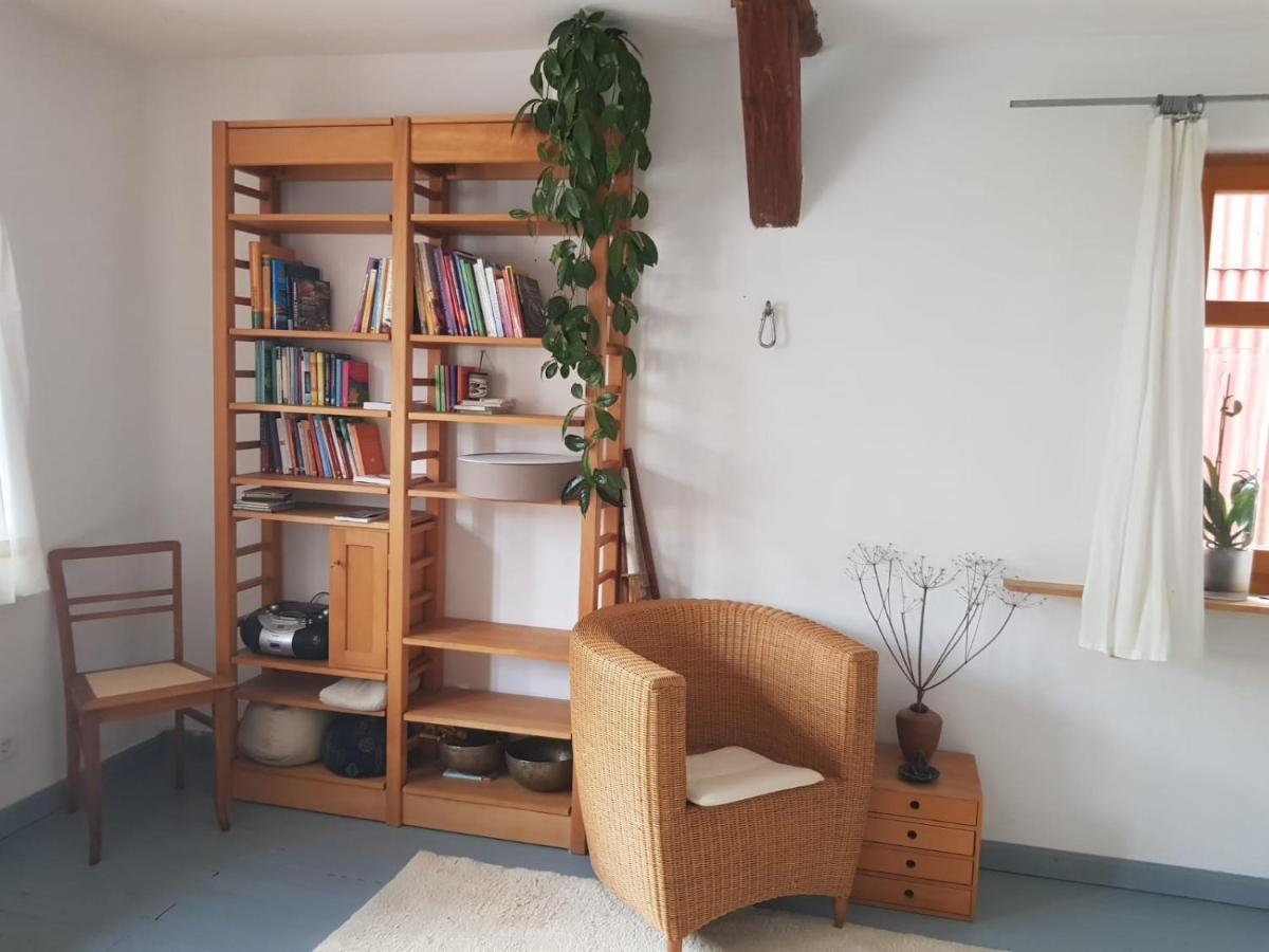 Aeltestes Haus In Quentel - Ferienwohnung 2 Mit Dachterrasse Hessisch Lichtenau Экстерьер фото